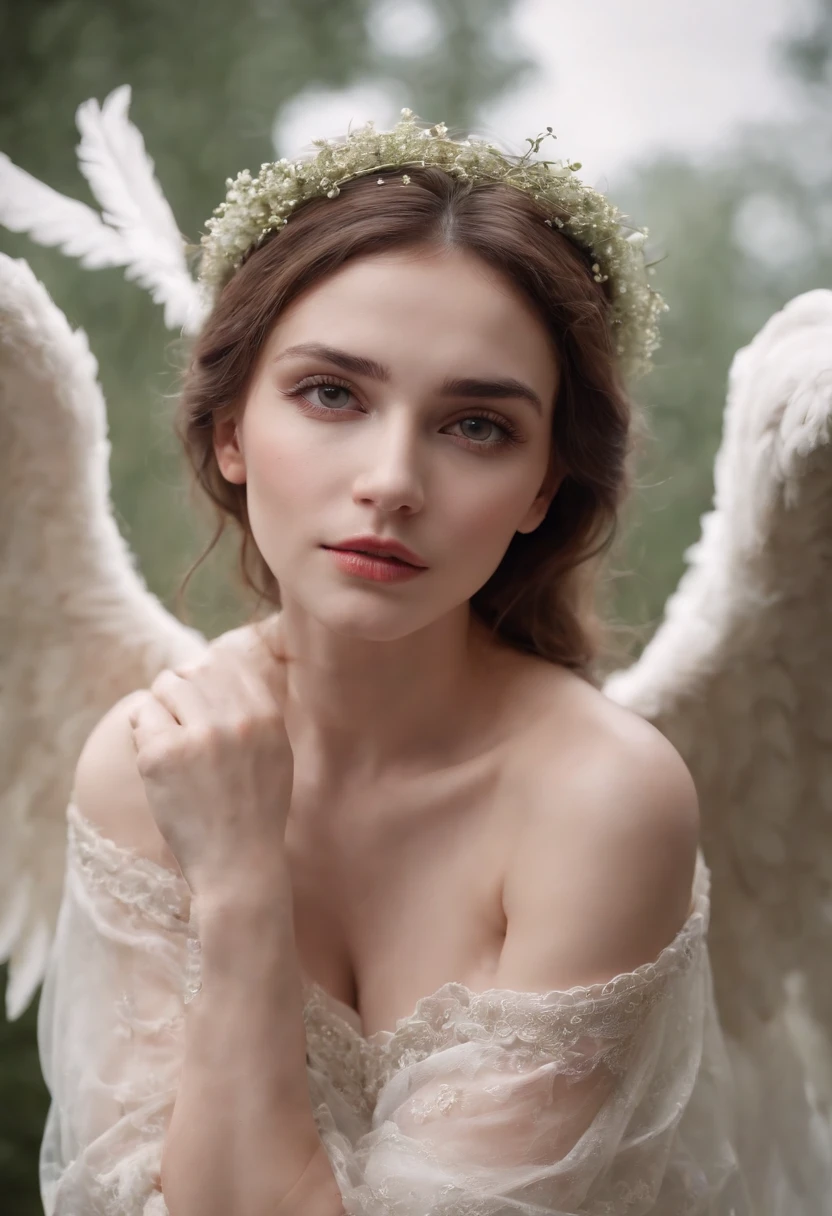 Fallen angel in detail