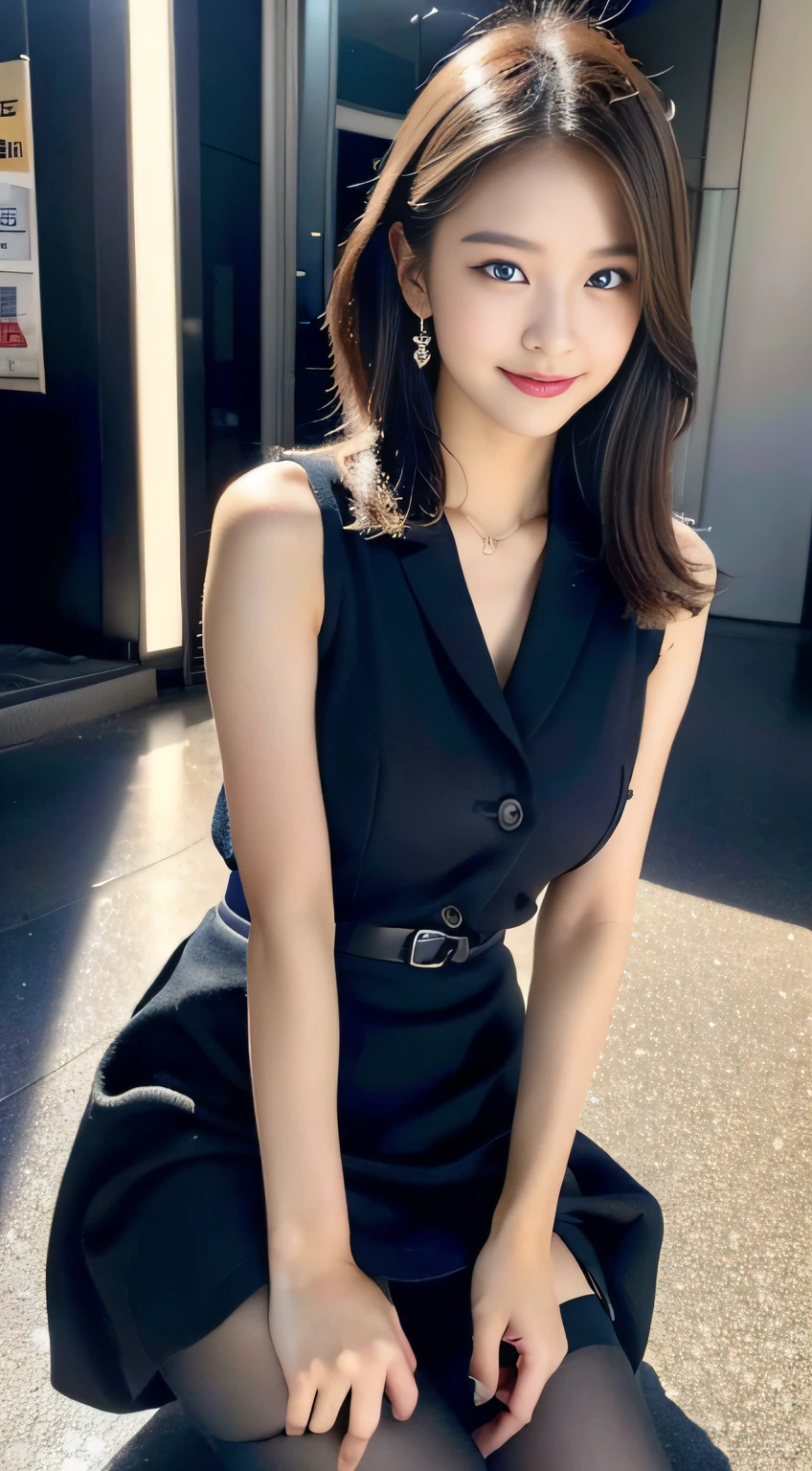 (((32K,very high res, high detailing, highly accurate,Maiden 1:1.5))),Raw photo & realistic atmosphere,beautiful dark blue eyes,Detailed mouth,Glossy lips,Detailed eyebrows,Soft white skin that shines with every detail,,Eyes drawn in detail、Very beautiful eyes with azure eyes,Detailed lips、Very beautiful face,Very well-formed face、Lifelike face,shiny beautiful lips,Beautiful eyebrows,Infinite reality,Best design,(Insanely cute Japan 16-year-old high school girl,,Beautifully shaped breasts,Very cute beautiful girl,Little Girl,Healthy body,Outstanding style:1.5),Best Natural Makeup,Japanese ido,Korean Idols,Young sensual idol,Moist eyes,Dark Beautiful Deep Eyes,Beautiful butt,beauty legs,,camel's foot,:1.3),超A high resolution、,Natural and realistic face,Back lighting,Pure eyes are too cute,(((photorealisim,Photograph the whole body))),,Reality Live Action,(Fashionable earrings,,a necklace,A bracelet,gyuru,Glossy nail art,American Street Winter Fashion,outer,Unique skirt,Leather shoes,Calm and fashionable girl,light brown hair,short-hair,独奏,Lori,little smiling,full body Esbian,Show full-body fashion,Sit up,Show me your leather shoes, Only beauty young cute 15 year old girl,15-year-old girl with beauty and charisma,Teenage fashion magazine shoot,K-POP hobbyist,Fashion that seems to be in Koreatown:1.7),Shin-Okubo's Koreatown