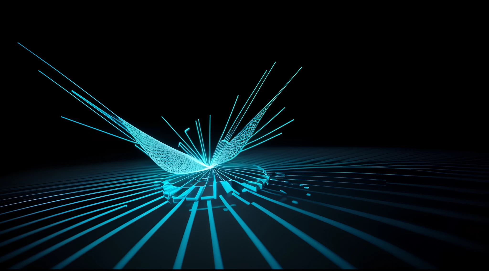 Engaging 3D visualization featuring stunning graphs、glinting