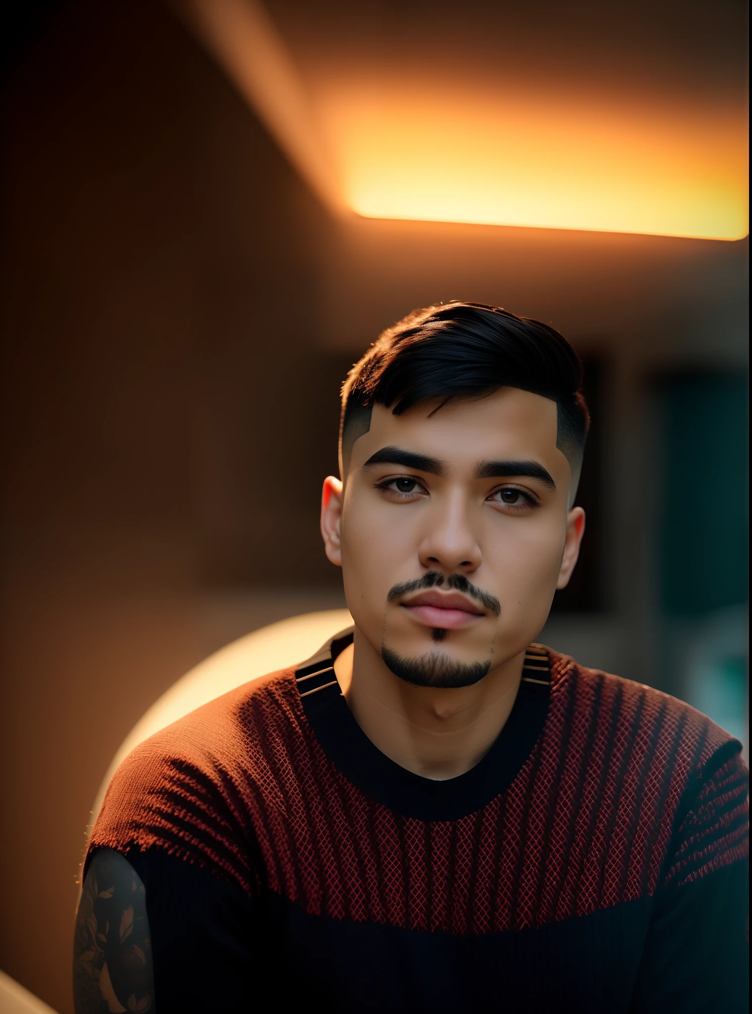 Low Taper Fade With Textured Top haircut