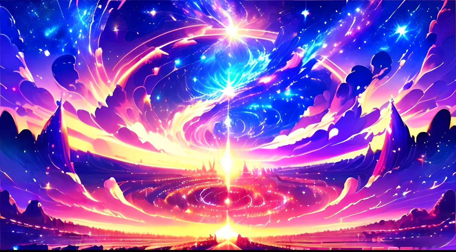 (melhor qualidade,4k,8k,Altas,master part:1.2),ultra-detalhado,(Realistic,fotorrealista,photo-realistic:1.37),O poder criativo de Deus,Galaxies,Cosmic Energies,Cosmos,divine creation,majestosa beleza do universo,paisagens de outro mundo,Maravilhas Celestiais,cosmic consciousness,Bright starry skies,Inspiring Cosmic Events,Interstellar phenomena,Corpos celestes em movimento,Illumination of the Divine Light,Vibrant Cosmic Colors,Unlimited Extension,energia divina fluindo,Galactic Harmony,Intertwined cosmic threads,Spiritual transcendence,Deep Connection to the Cosmos,centelha divina,cosmic vibrations,Sinfonia Celestial,Divine Inspiration Fueling Creation,Magnificent celestial choreography,Cosmic Dance of Creation,Cosmic brushstrokes,ritmos celestes pulsantes,Cosmic Creation Brush,Obra-prima do universo,Cosmic Vision Revealed.