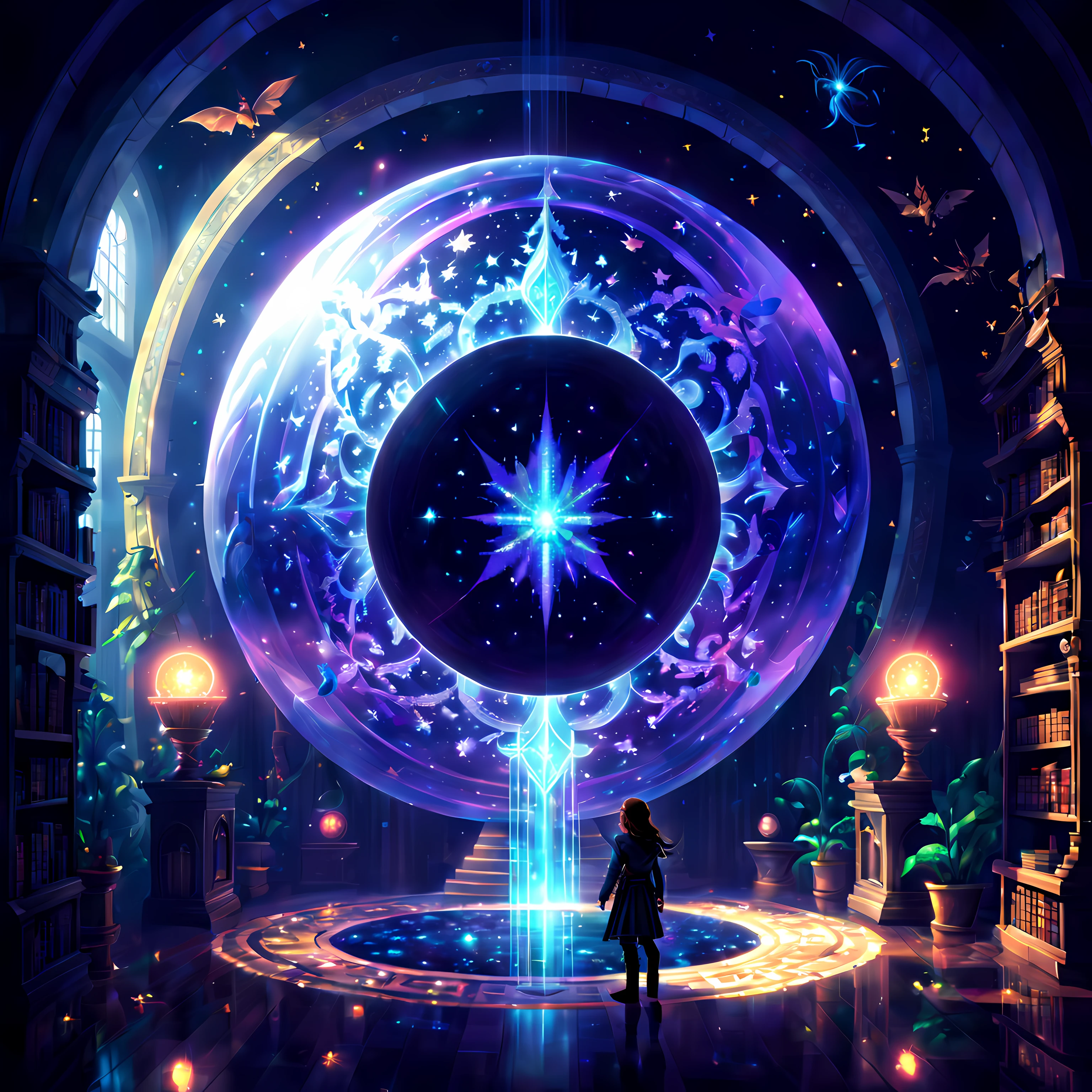 (Pixel art:1.5), (solo:1.3), (((( an epic magical academy inside a mystical sphere with glowing edges))))), (ethereal shiny sparkles:1.2), pixel art