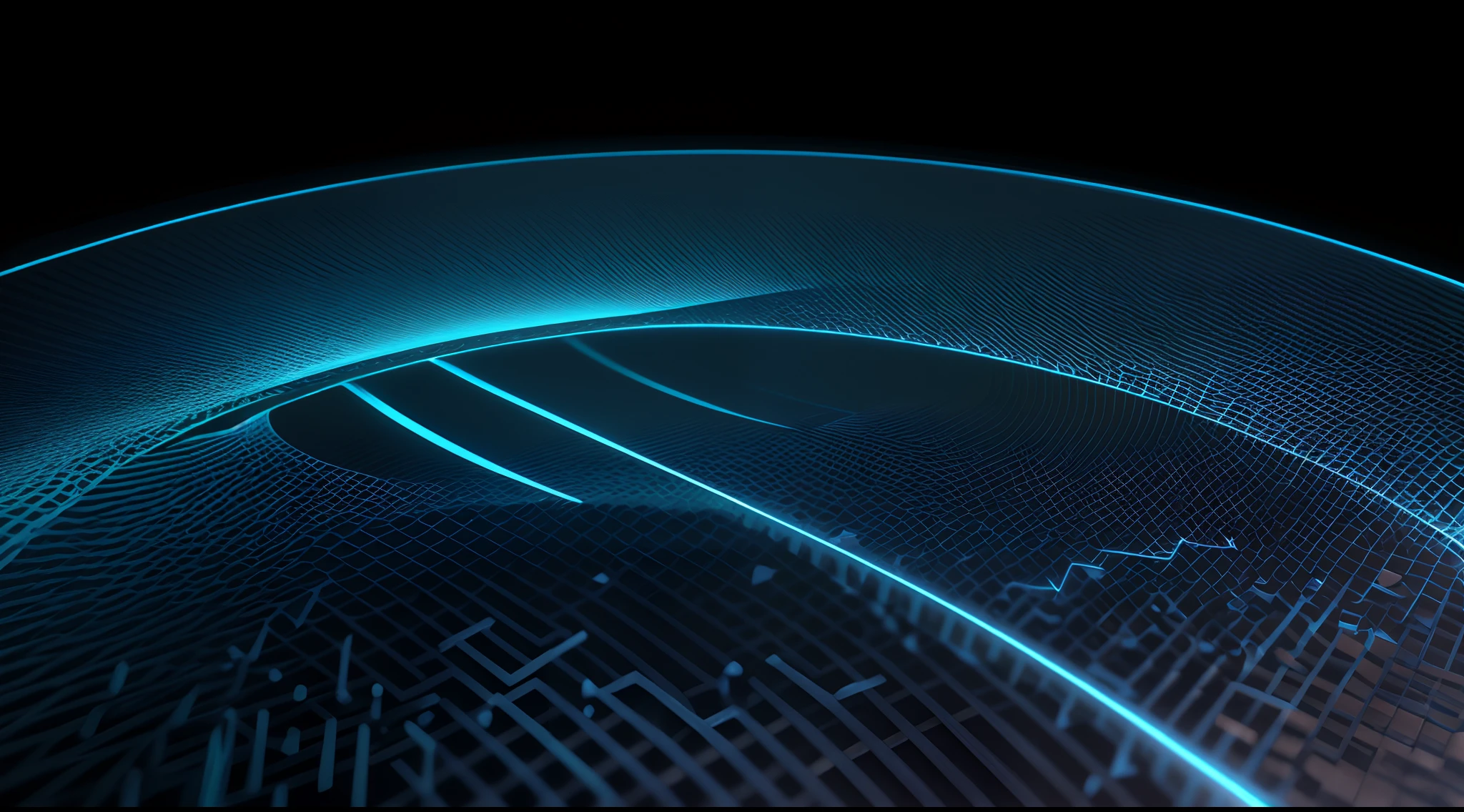 Engaging 3D visualization featuring stunning graphs、glinting