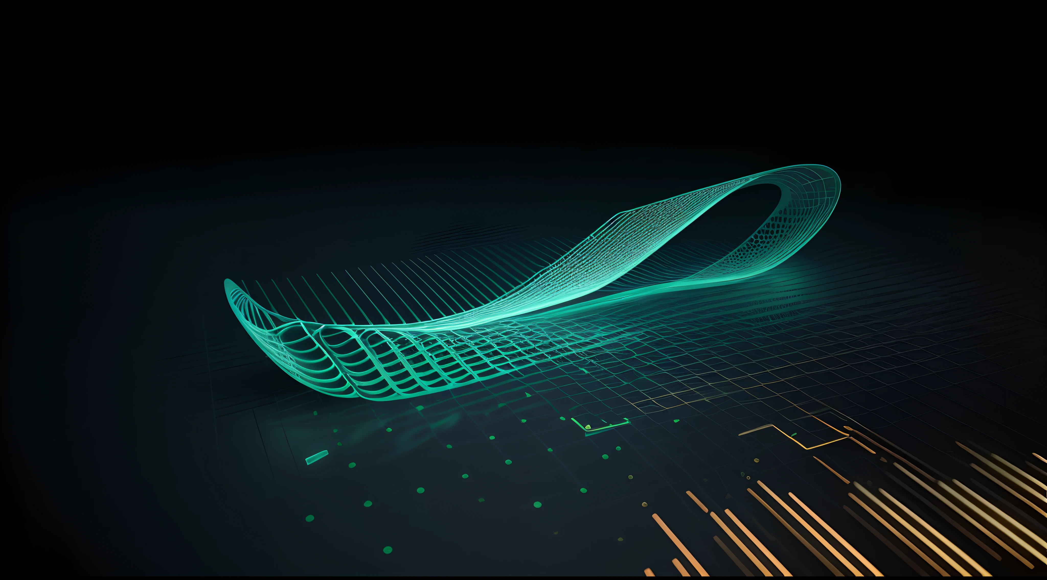 Engaging 3D visualization featuring stunning graphs、glinting