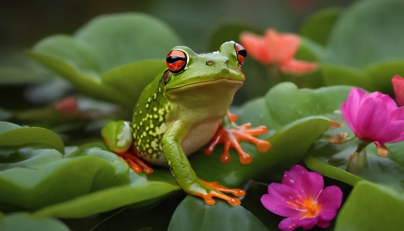frogs、festivity、celebrating
