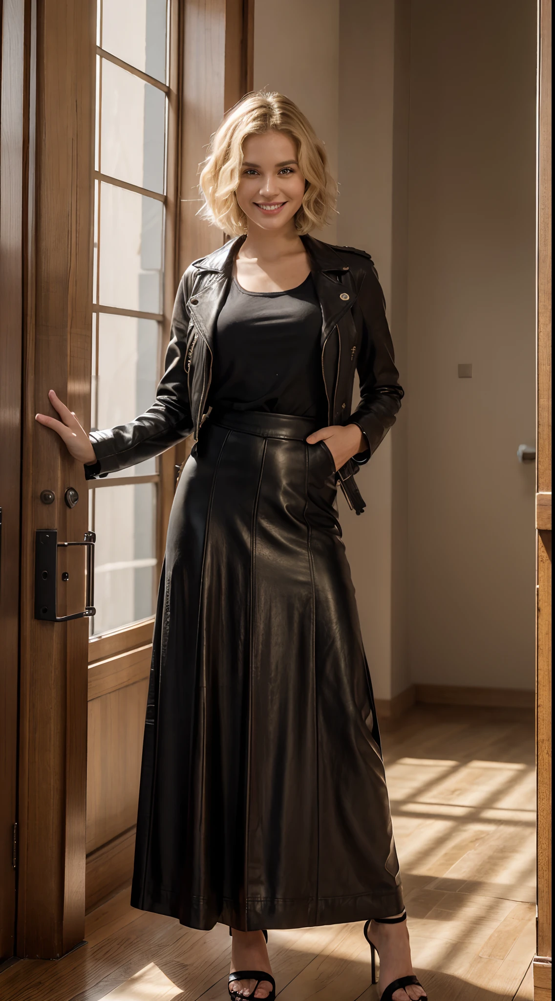 [ ( photo of Gal gadot) ] (random full body shot, stunning  female celebrity) (insanely detailed realistic  skin texture, buttery  skin tone, tall woman , tall figure) ( wearing : leather  skirt, walking on israel beachside streets ), (  long legs, big body ), (depth of field) (( perfect body parts,( hyper photorealistic  lighting) ,Clear facial features, 85mm, 100mm lens ))