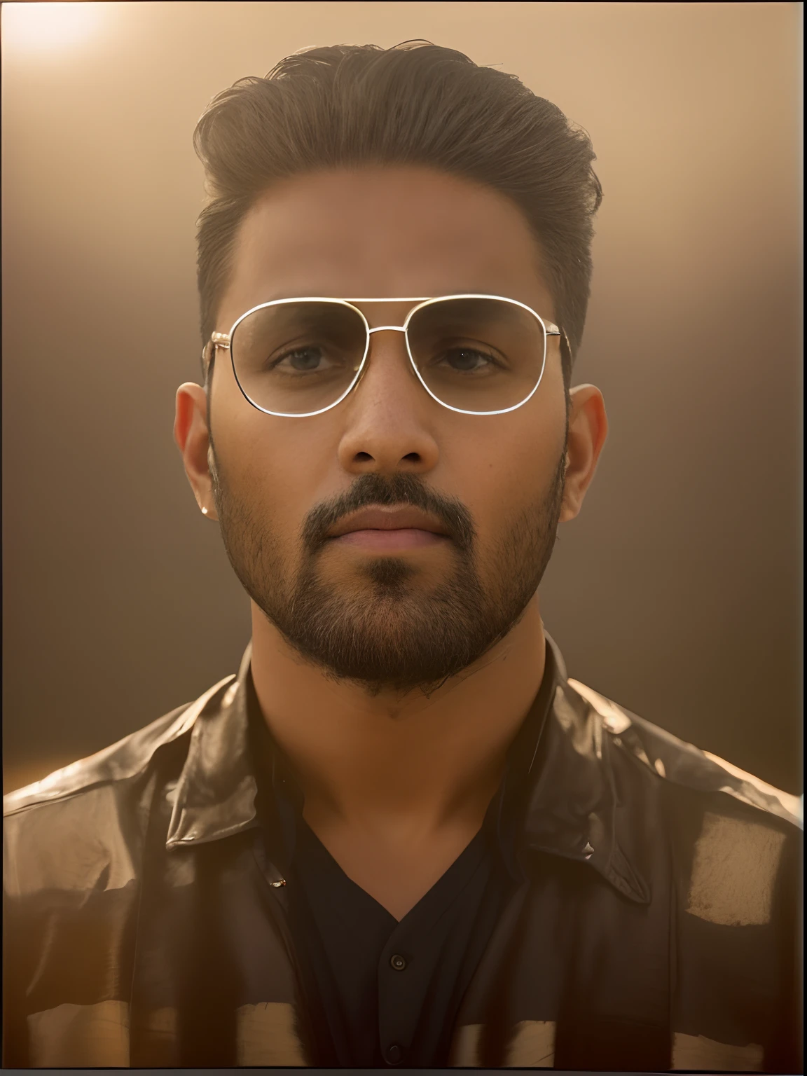 A photorealistic portrait of a stunningly handsome, tanned indian male supermodels without makeup, highly detailed face, facial-symmetry, Extrem detaillierte, helle, honigfarbene Augen, Detailliertes, symmetrisches, realistisches Gesicht, Extrem detaillierte, natural texture, Pfirsich-Flaum, windiges, unordentliches Haar, Meisterwerk, absurdres, Award-winning photo by Lee Jeffries, Nikon D850 Film Stockfotografie, Kodak Portra 400 Kamera F1.6 Linsen, Extrem detailliert, amazing, Feine Details, satte Farben, Hyperrealistische, lebensechte Textur, Dramatische Beleuchtung, UnrealEngine, Auf ArtStation im Trend, Cinestill 800 Wolfram, Blick auf den Betrachter, fotorealistisch, RAW-Foto, TanvirTamim, High quality, hight resolution, Scharfer Fokus, Extrem detailliert, Filmische Beleuchtung, 8K UHD,-sich vorstellen-