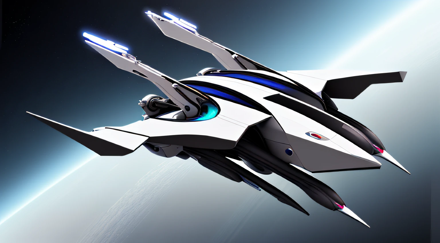 ultra-detailliert,ultra res,Small flying body,1-seater,Futuristic ship,spaceship,Electromechanical,