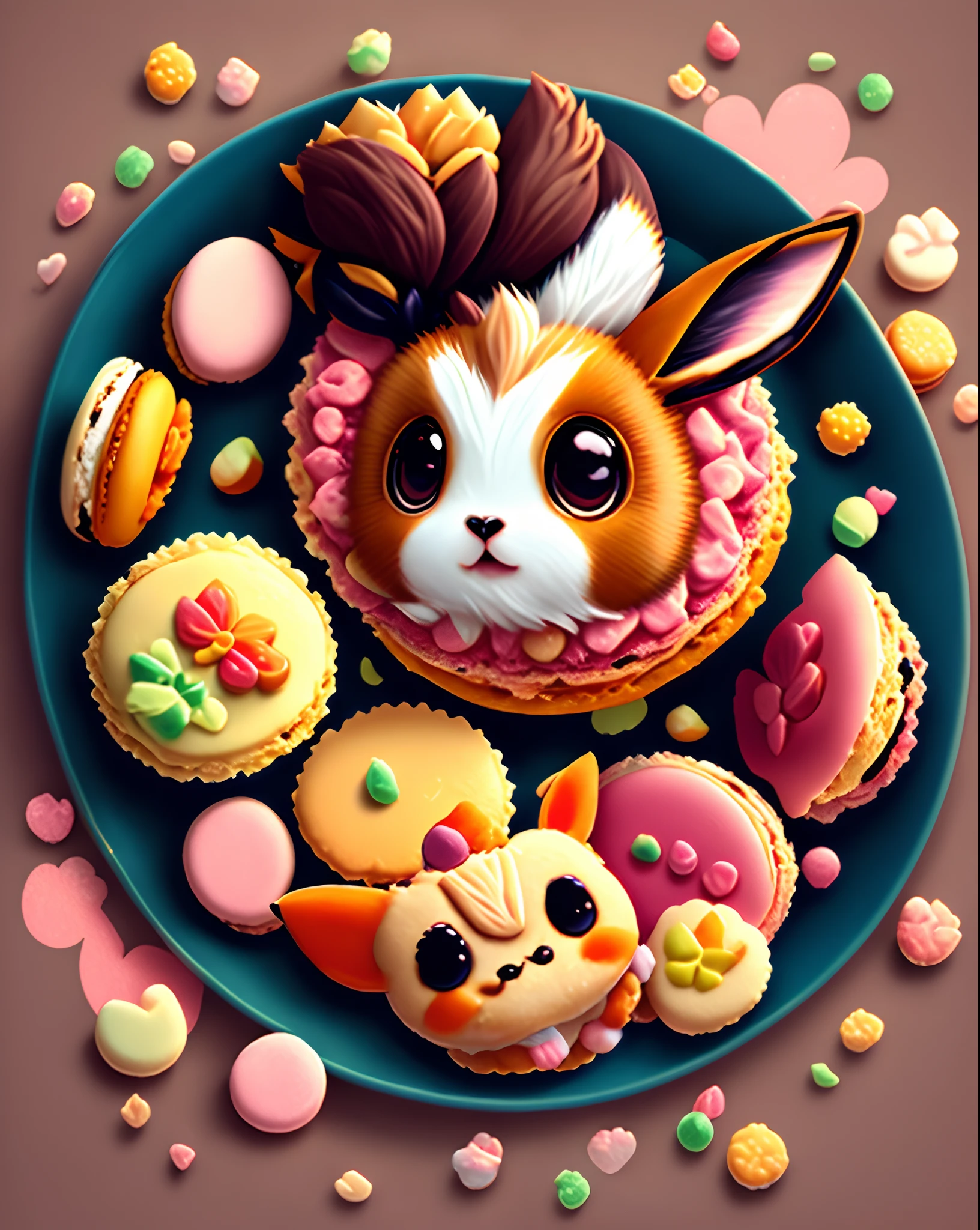 Eevee Friends Macarons