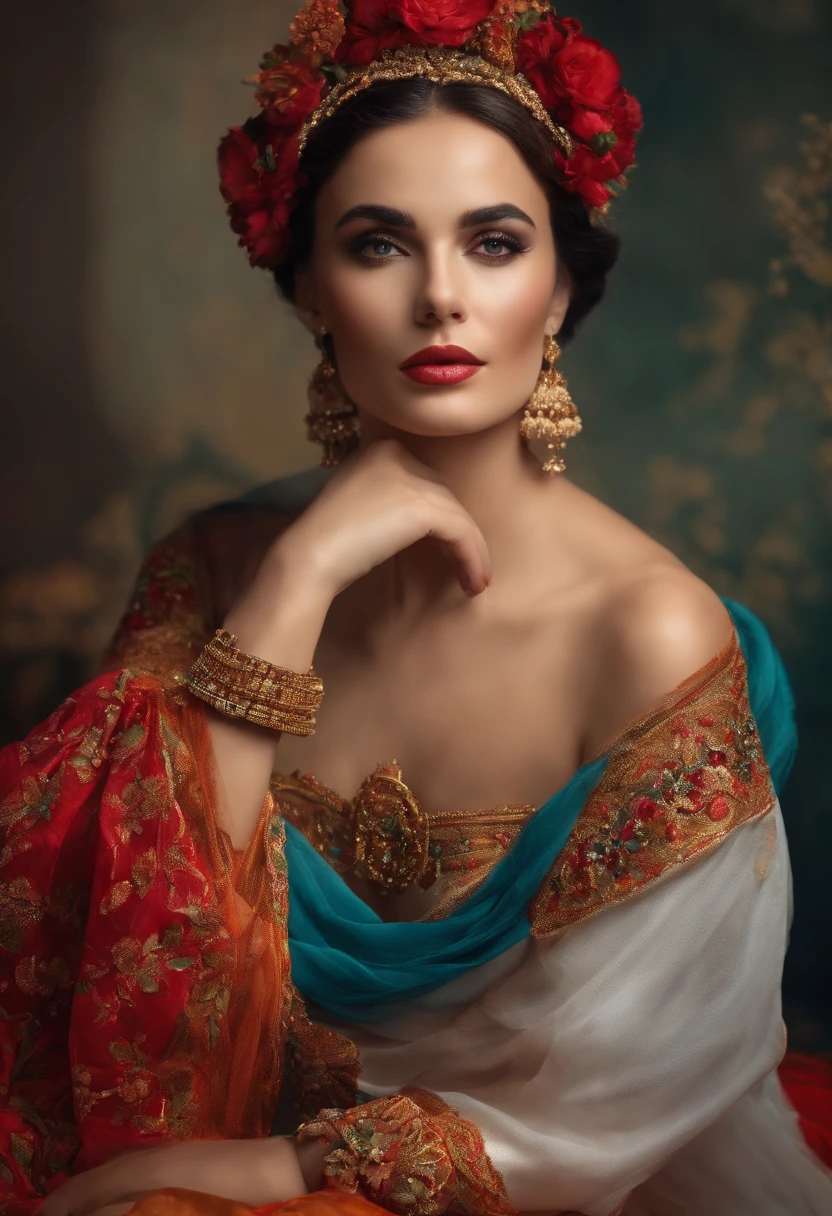 mulher oelada