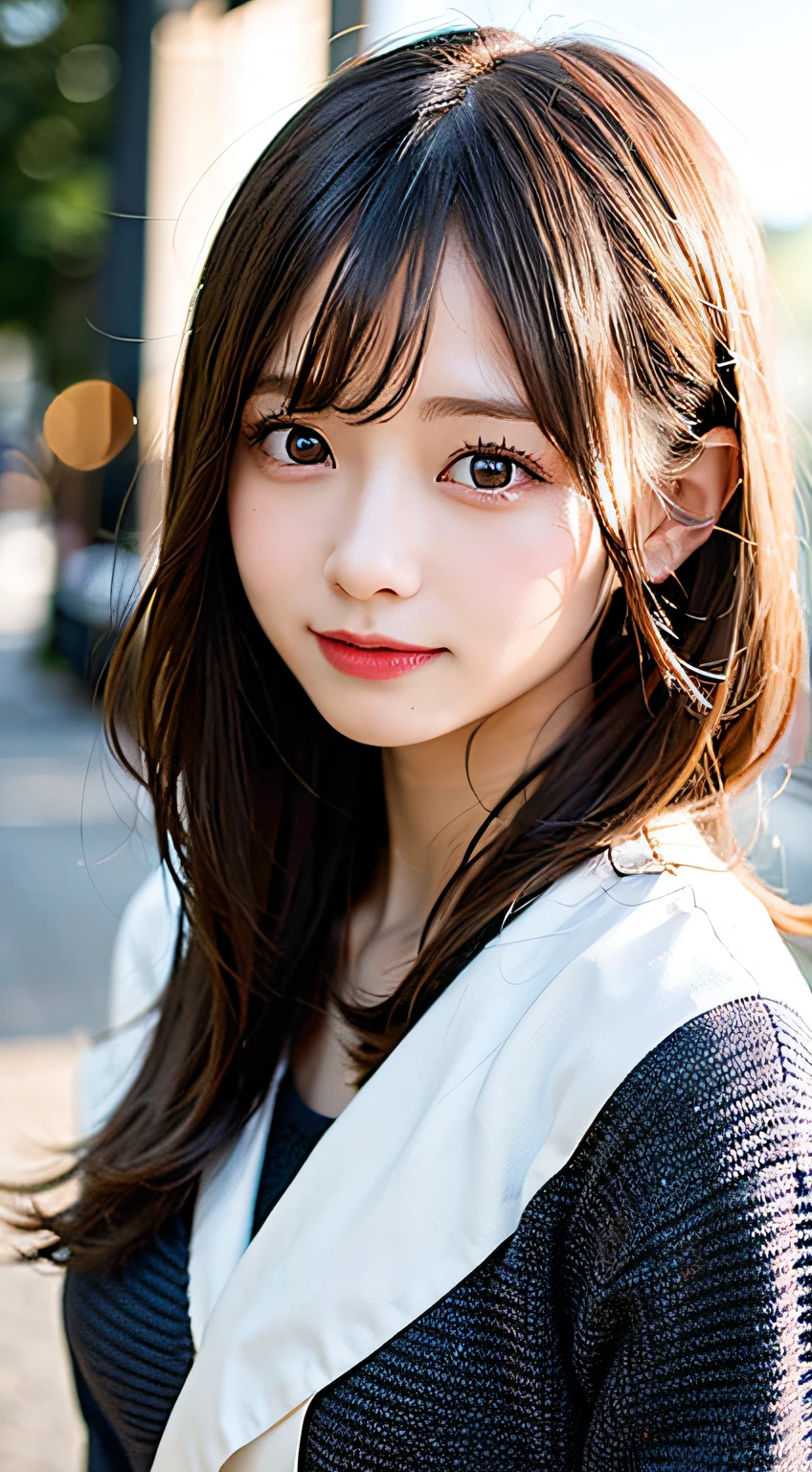 (8K, Raw photo:1.2)Detailed face and eyes,Best Quality, 超A high resolution, Highly detailed ,intricate detailes ,masutepiece ,Cute Girl , Soft cinematic light, Hyper-detailing,foco nítido, High quality,student clothes, dripping from,