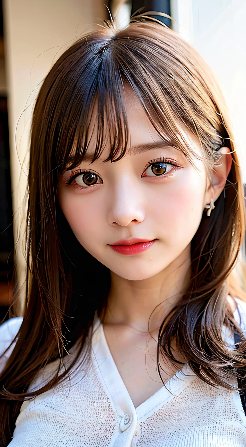 Maids,(8K, Raw photo:1.2)Detailed face and eyes,Best Quality, 超A high resolution, Highly detailed ,intricate detailes ,masutepiece ,Cute Girl , Soft cinematic light, Hyper-detailing,Sharp Focus, High quality,tits out