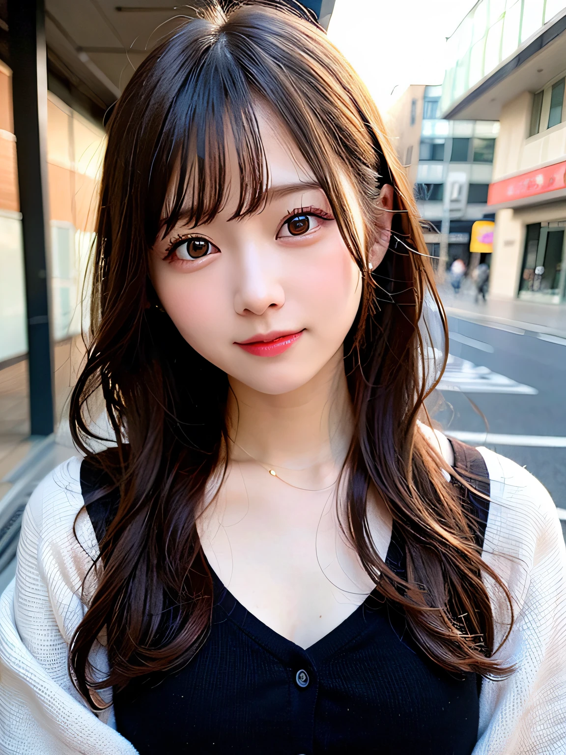 (8K, Raw photo:1.2)Detailed face and eyes,Best Quality, 超A high resolution, Highly detailed ,intricate detailes ,masutepiece ,Cute Girl , Soft cinematic light, Hyper-detailing,foco nítido, High quality,student clothes, dripping from,