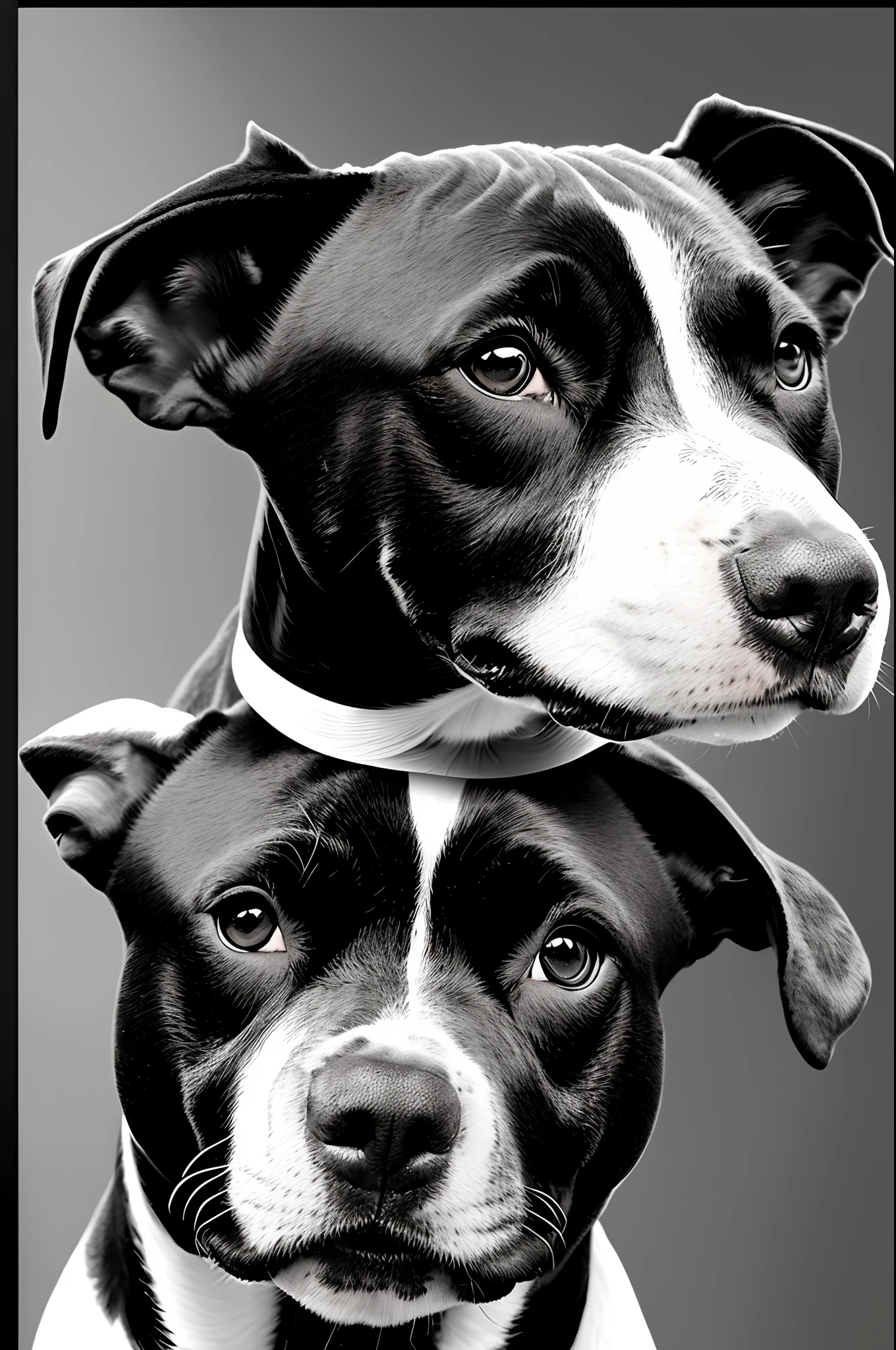 Disney poster of a black pit bull called shanna