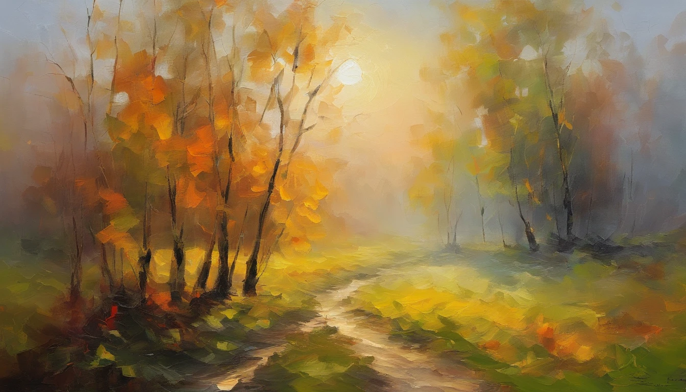 morning mist,sunlight shining through,Sunlight,the wind