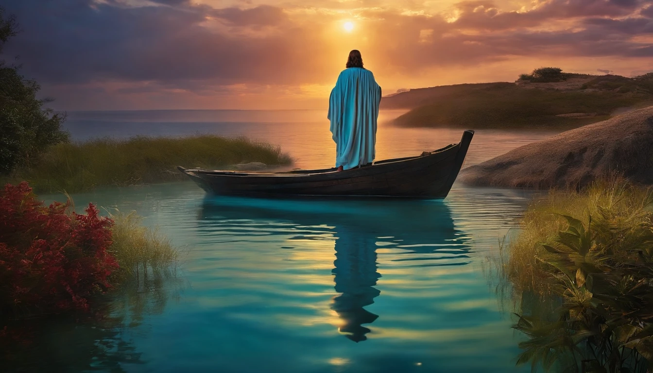 Jesus walking on water