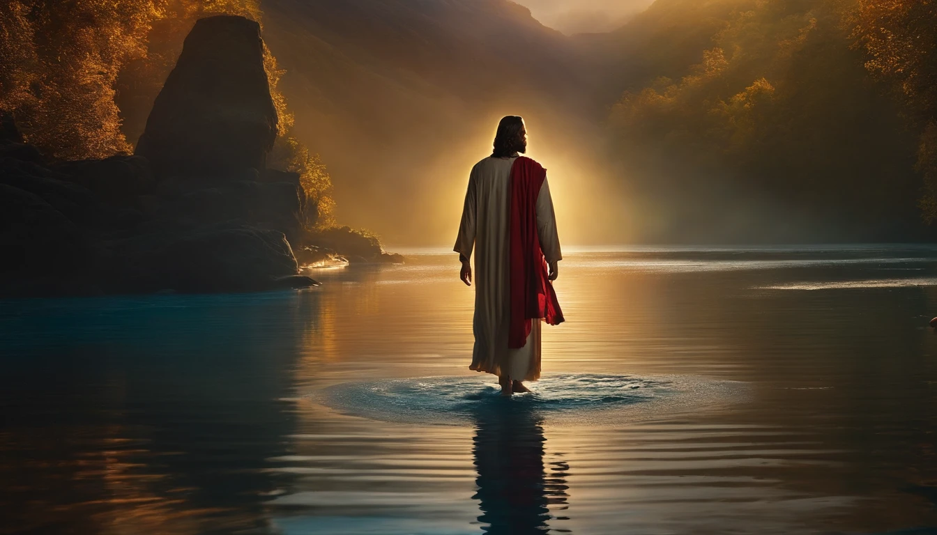 Jesus walking on water