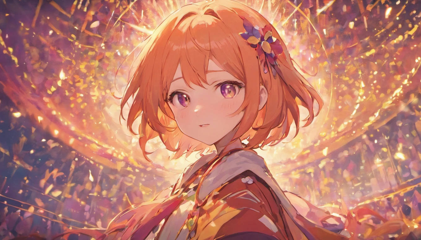 Anna was a young and energetic girl who lived in a small town. She was a dreamer, filled with curiosity for fantastical adventures. Anna was a cute and optimistic girl with long pink hair and yellow eyes .