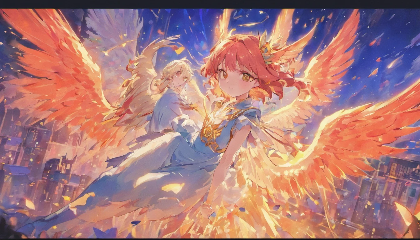 Angel cat dragon