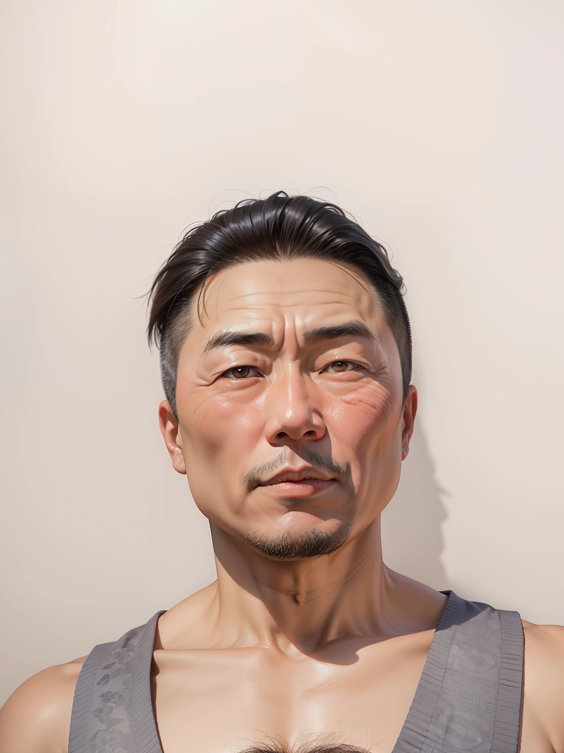 Portrait of a Chinese man in the prime of life,photography of,photore