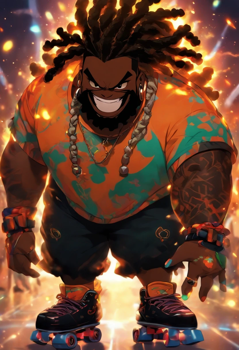 Just plump, chubby, extremely thick thighs, large belly, obra de arte,maximum quality,day comerciant,gordo,gordo guy,Uma moreno,breve lenda,barba,oculos de sol,Eu tenho uma barriga grande exposta,The face is big,Posture of speaker gesturing with hands to the audience encouraging them,Notas voadoras,Moedas Voadoras,tesouro,luzes de holofotes, image of full body naked no clothes Only Speedo red or white or black. Volume na Virilha Menor.