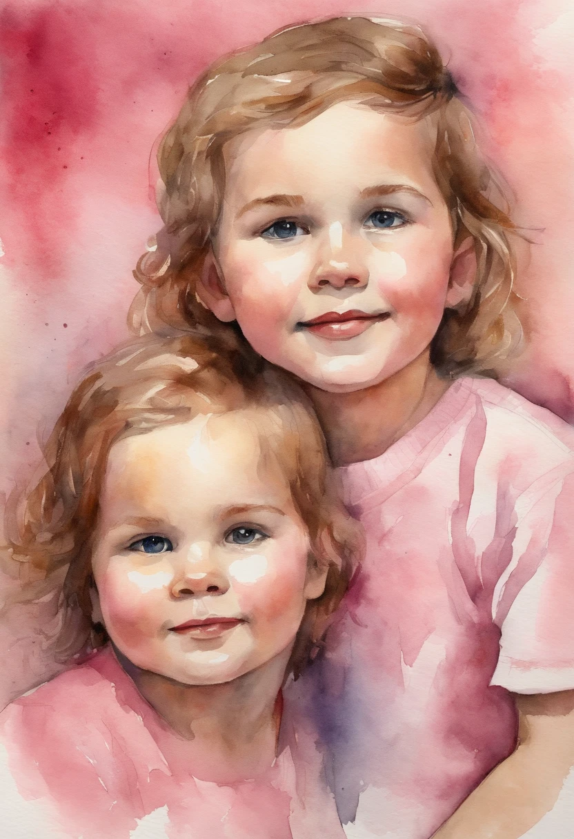 Cute Boy Pink Tempa Twins Small