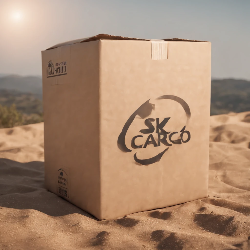 big carton with logo SK cargo