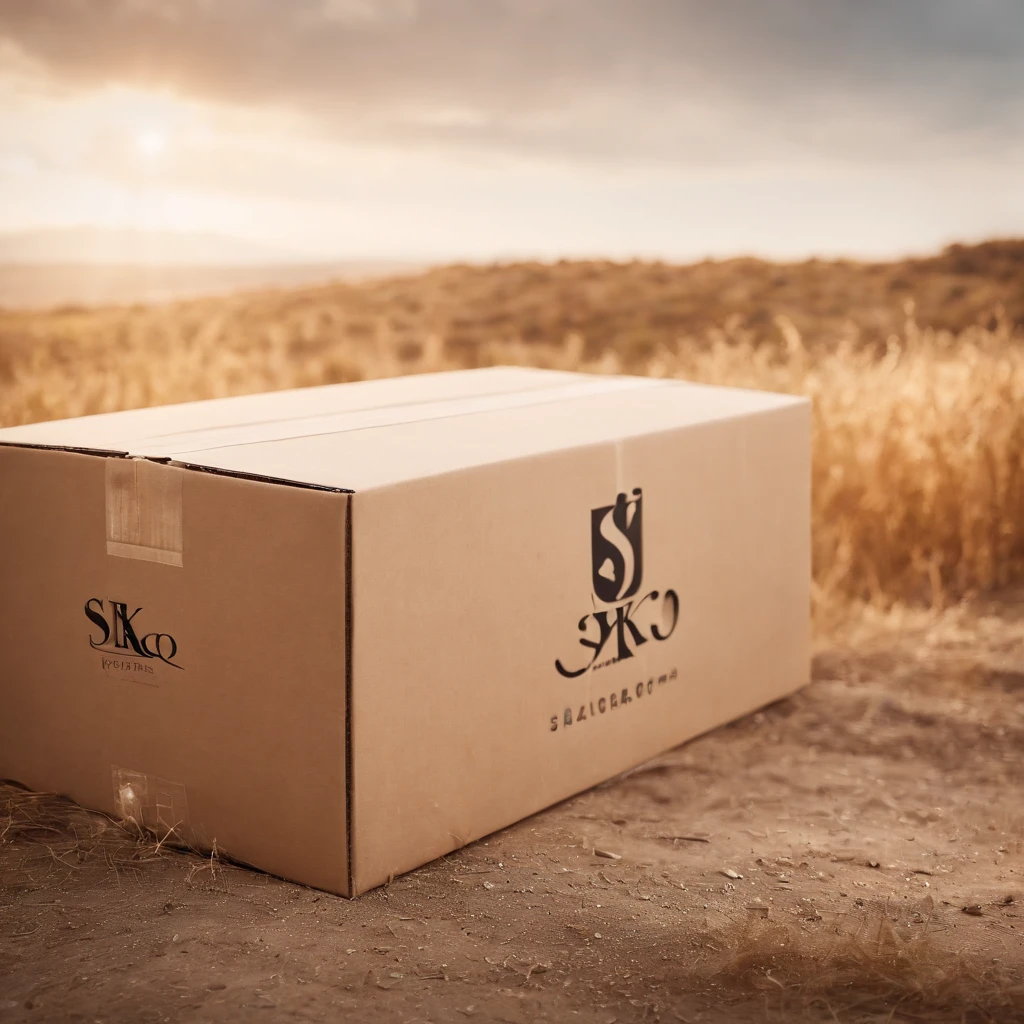 big carton with logo SK cargo