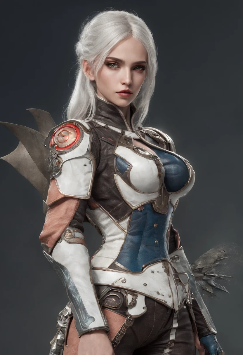 Cirilla Fiona Elen Riannon,Highest image quality,Outstanding details,超高分辨率,(Fidelity:1.4), Favor the details,closeup cleavage,Ride a dragon,High-tech dragon knight mech,He has a delicate and beautiful face,((Blue-white flying semi-mechanical fuselage:1.8)),Raised sexy,frontage,Cidade futuristica,mechanically aesthetic,Virtual Engine 5,Perfect detail rendering,rendering by octane,hyper HD