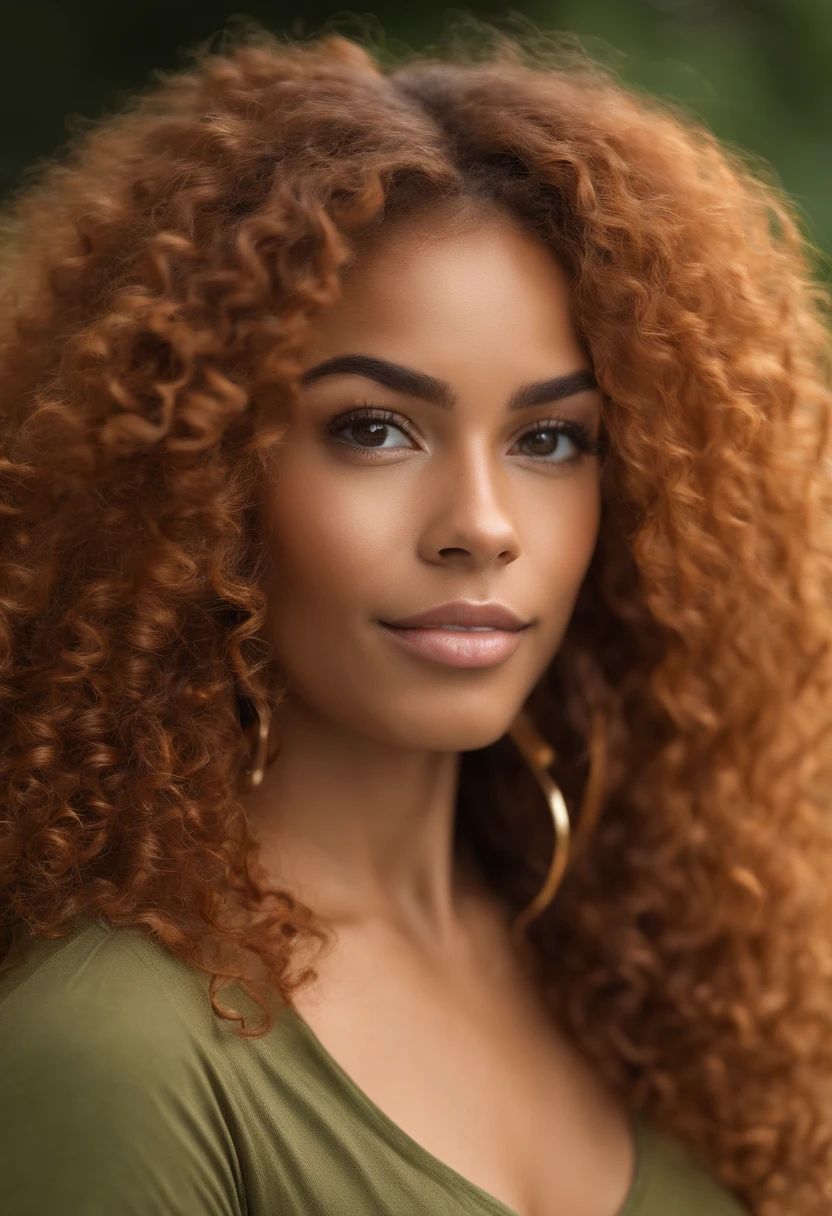 "Ultra-realistic image of a beautiful 22-year-old Afro-Latin girl,Caramel peel, corps parfait, Prendre un selfie dans son bureau avec son sony A7RV, maigre, taille ultra-fine, cheveux rouge, Curly and curly hair karibean , piercing green eyes.hyper-realistic，anatomie correcte，Facial features are carefully represented，Boucles gratuites, curly red hair, (cour, curly red hair), Long curly wild red hair, cheveux multiversaux, cour, curly red hair, curly red hair, Boucles, wavy hair spread out, Boucles baroques, Boucles, Curly,Texture des cheveux, Curly bang
