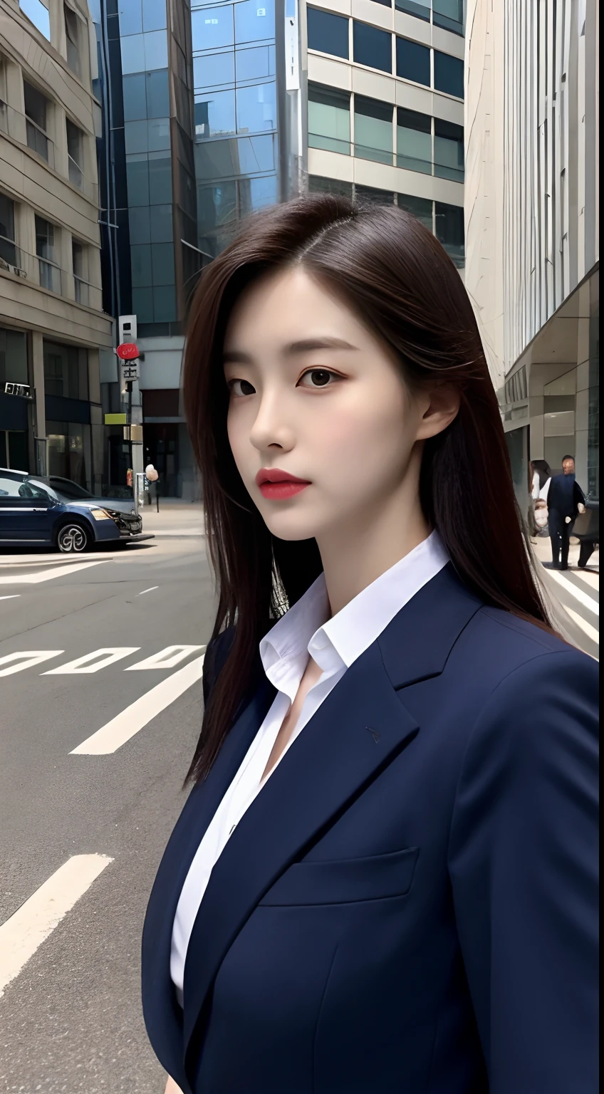 Tall and slender beauty、Beauty in suits、Colossal tits、undershirt、Cool beauty、Career woman、Japan beauties、modeled、tiese,the street