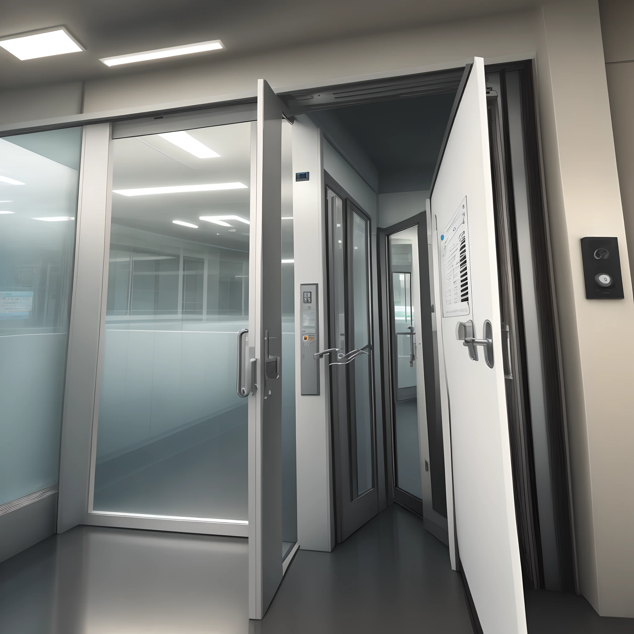 Automatic doors are made from electromagnets