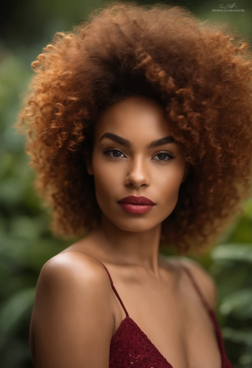 "Ultra-realistic image of a beautiful 22-year-old Afro-Latin girl,Caramel peel, corps parfait, Prendre un selfie dans son bureau avec son sony A7RV, maigre, taille ultra-fine, cheveux rouge, Curly and curly hair karibean , piercing green eyes.hyper-realistic，anatomie correcte，Facial features are carefully represented，Boucles gratuites, curly red hair, (cour, curly red hair), Long curly wild red hair, cheveux multiversaux, cour, curly red hair, curly red hair, Boucles, wavy hair spread out, Boucles baroques, Boucles, Curly,Texture des cheveux, Curly bang