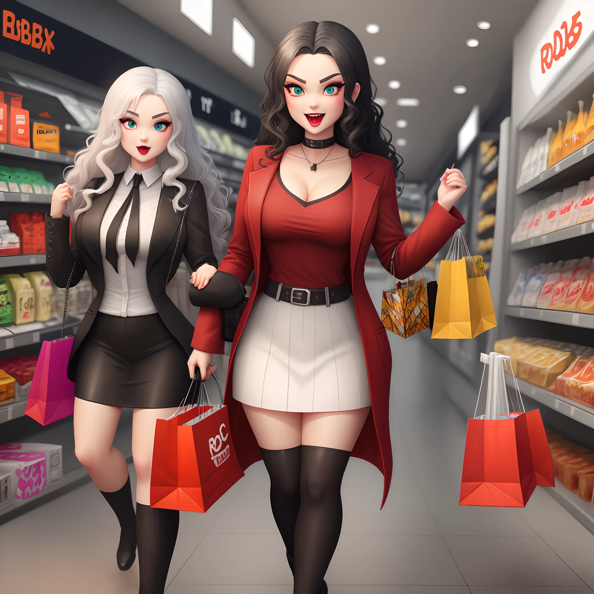 roblox vampire going shopping