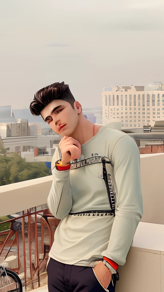 Cool Boy with copy realistic
