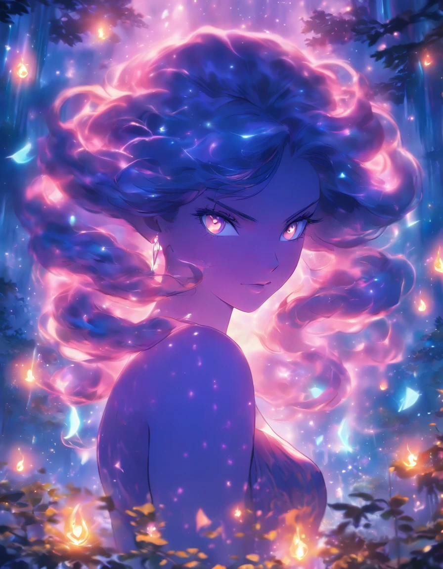 (Best Quality, hight resolution, Ultra-detailed, Realistic:1.37), shining purple eyes, flowing fur, Chisha Cat, Cast glowing spells, Mysterious fantasy forest, nefarious smirk, enchanting atmosphere, Undeservedly beautiful, Ethereal, Dark Magic, charmed, Captivating, Mysterious aura, Little magic, Twinkle in the moonlight, Ancient powers, Bewitching Presence, captivating glow, Complex spell casting, swirling energy, mystic symbols, surreal landscape, Majestic tree々, Bright leaves, Moonlight shining through the branches, Flickering lights, Magical creatures, Captivating melodies, Whisperers of Another World, Etheric haze, Divine Powerful, Aura of Darkness, seductive beauty, a captivating gaze, Magical Essence, intoxicating allure, Femme fatale, Realm of mythology, Unforgettable fascination, Enchanting onlookers