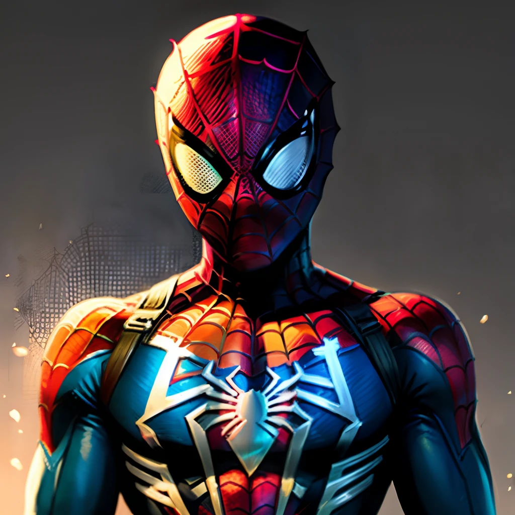 spider-man　cyan colors　Nice