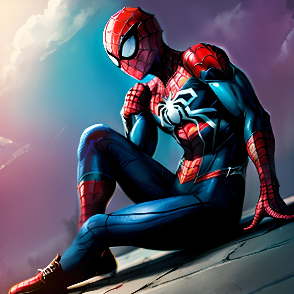 spider-man　cyan colors　Nice