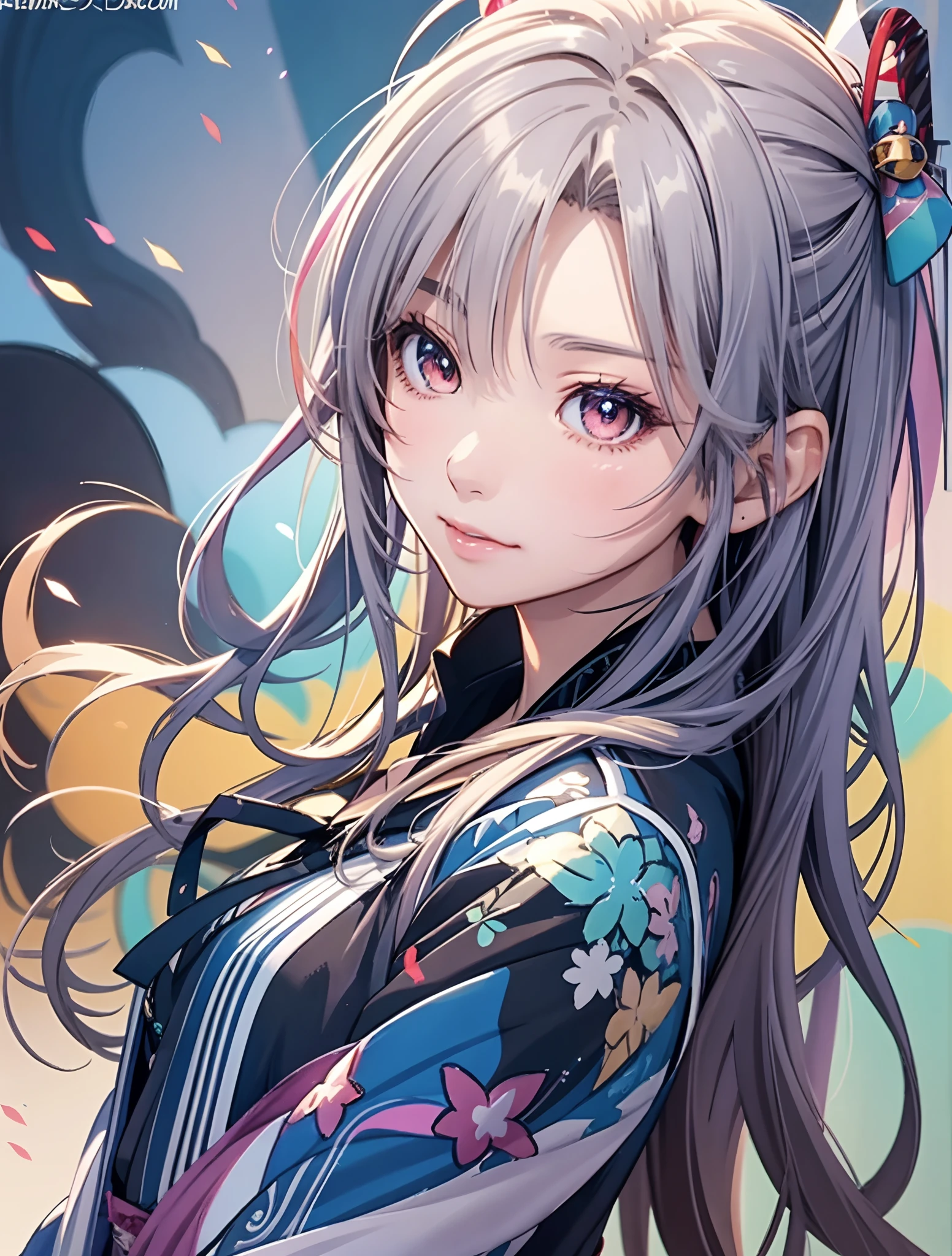 anime girl with colorful hair and a colorful dress, rossdraws pastel vibrant, rossdraws cartoon vibrant, anime style 4 k, Beautiful Anime Portrait, artgerm colorful!!!, ! Dream ArtGerm, Beautiful anime girl, digital art in anime style, anime art wallpaper 4k, anime art wallpaper 4k, digital anime art, very detailed Artgerm