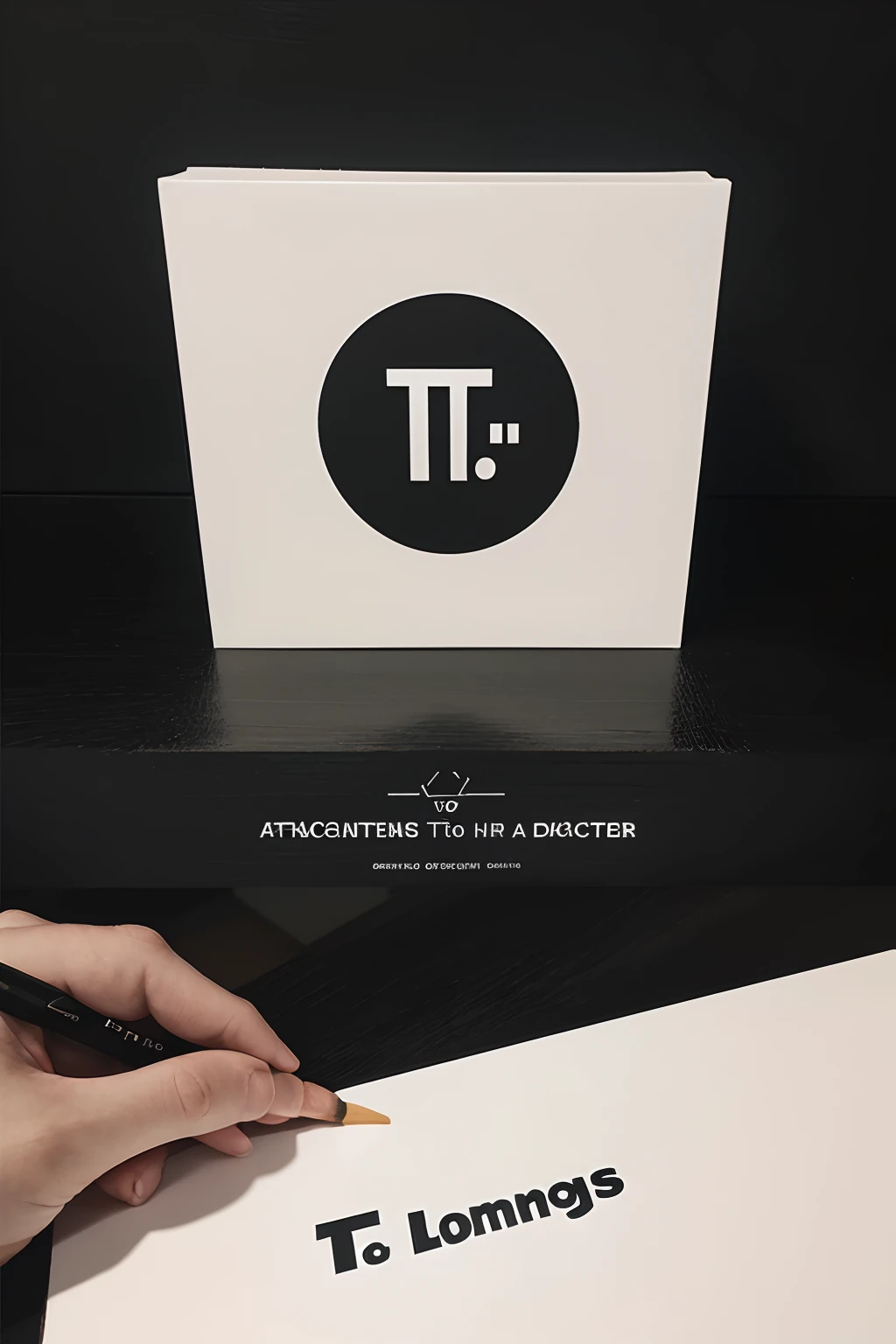 Draw logo has one text "T", background color black, text color white