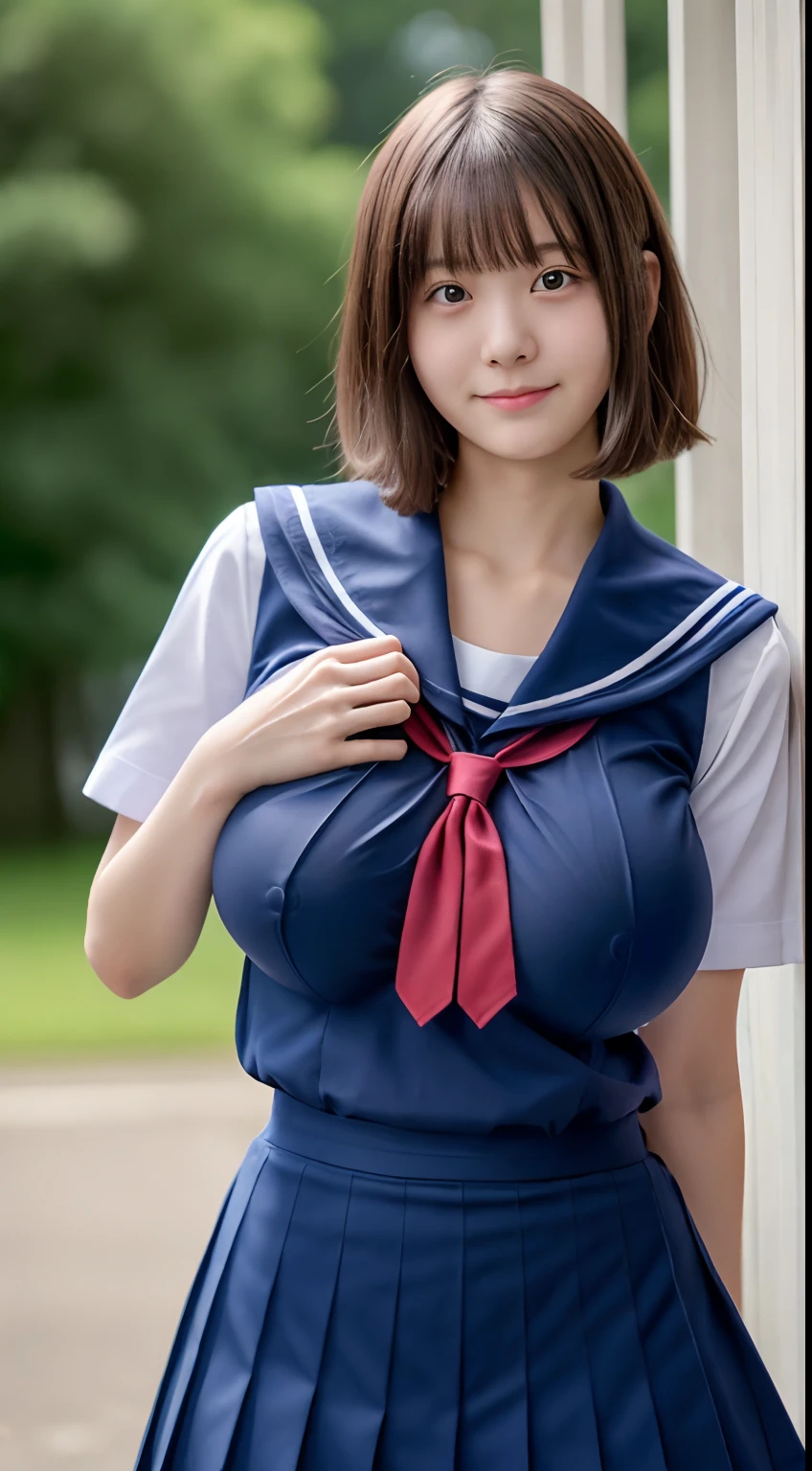 NSFW, (masutepiece), (photo realistic1.4), 超A high resolution, Best Quality, 8K, Soft light, Blurry background,
BREAK 
1girl ,ars, Very beautiful junih school girl, Beautiful face, Beautiful face, Perfect face, cute symmetrical eyes, 二重まぶた, slender, (Huge breasts:1.7),large full breasts, Pants are visible、puffies_, bra very、election , Sweaty body, (Short shaggy hair, dark brown hair),
1girl in, (School uniform, Short sleeve sailor suit), Red tie, Colossal tits, Pleated skirt, Skirt lift, ((cum dripping , cum on the body)),
break
Evil smile, ((embarrassed, shame)), Full face blush, breathing deeply, Looking at Viewer, Open legs:1.5