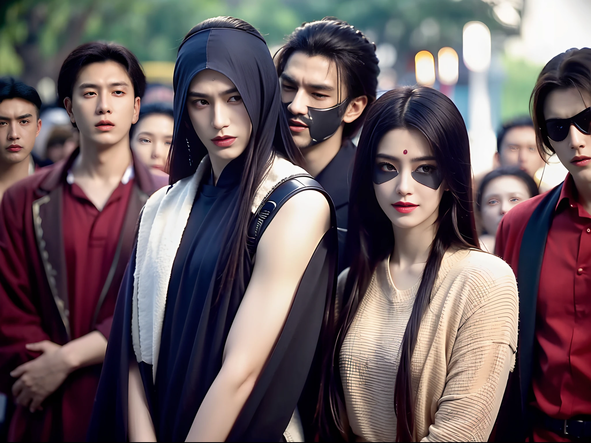 assassins，A group of masked people，guangtou