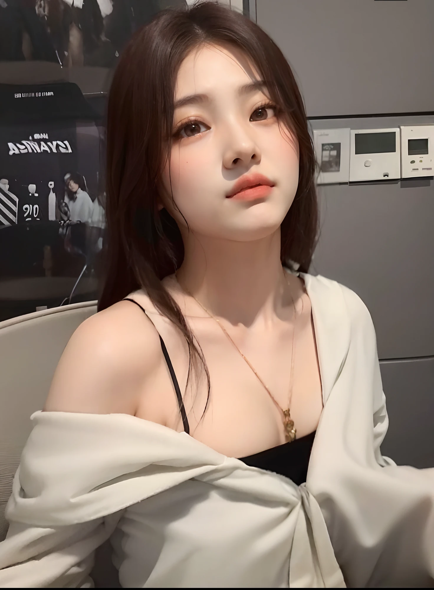 there is a woman sitting at a table with a glass of wine, Heonhwa Choe, Jaeyeon Nam, menina coreana, linda mulher coreana jovem, Mulher sul-coreana bonita, Lee Ji - Eun, Lee Ji-eun, mulher coreana jovem bonita, Dom Yunjoo, Jinyoung Canela, Mulher coreana, Parque Ji-min, tzuyu de duas vezes
