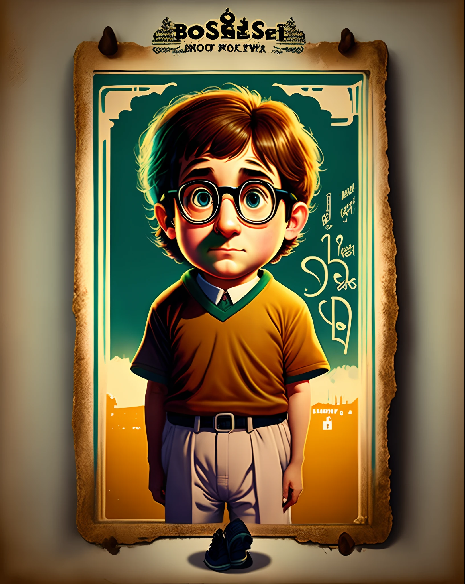 Pixar poster of famous italian pedophile massimo bossetti