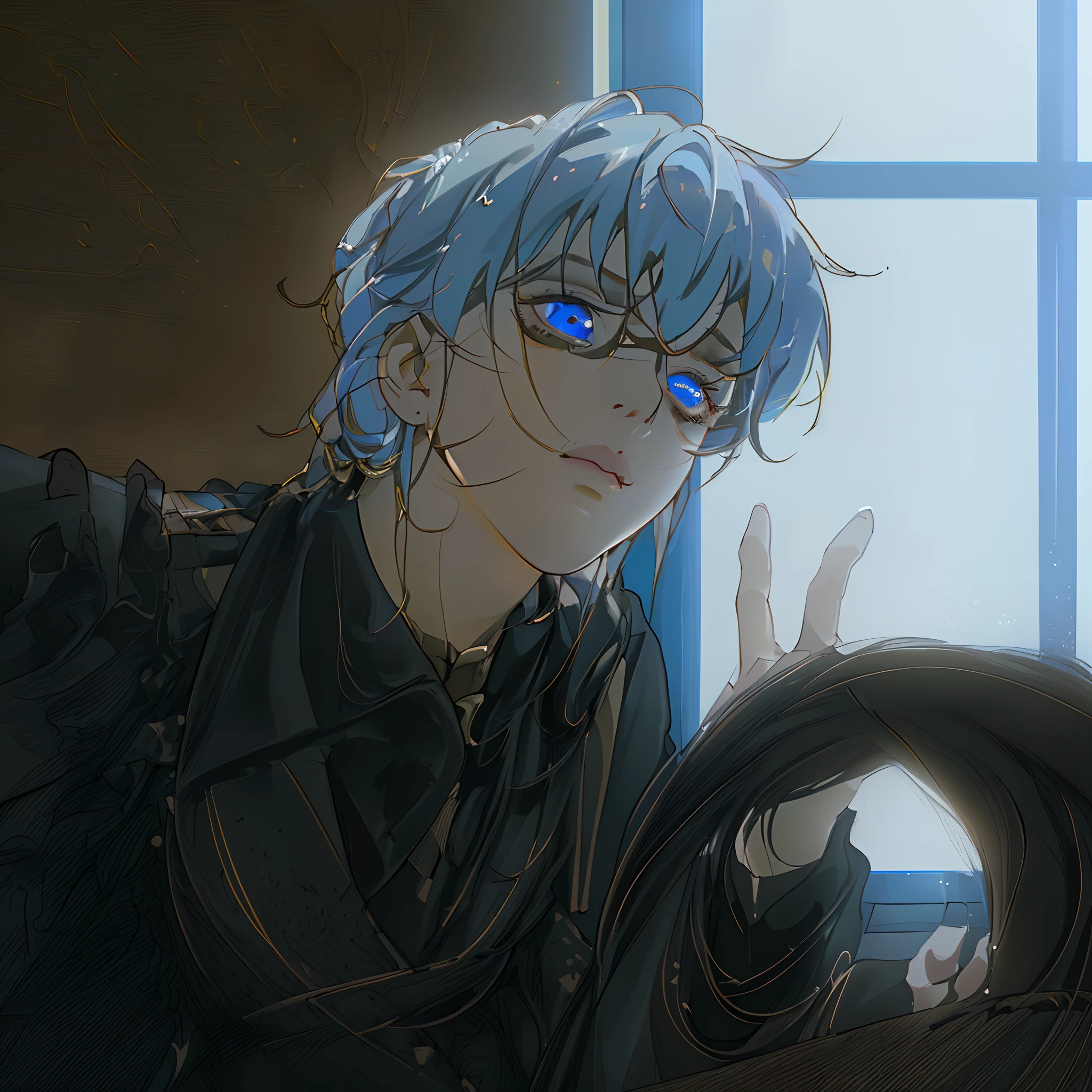 depth, Joy and sadness, death, 1970, dread, war, Unreal Quality, 4k, Unreal Engine 5, the anime, Beautiful hand, pretty eyes, beautiful hair, ((extra high resolution,the golden ratio,)) (16k) glistering),(beautiful hair,Beautiful eyes,）[[delicate fingers and hands:0.55]::0.85],(detail fingers),((incredibly, absurdly,)),((extremely_Detailed_eyes_pa_s face)),Movie Girl,(Dynamic configuration: 1.2),Brilliant,Glossy, (Photorealistic), The light from the rear window is illuminated,, Side Rock,High Boost, two-sided fabric,(dynamicpose),disheveled hair,Ultra-precise image, Ultra-detailed image,