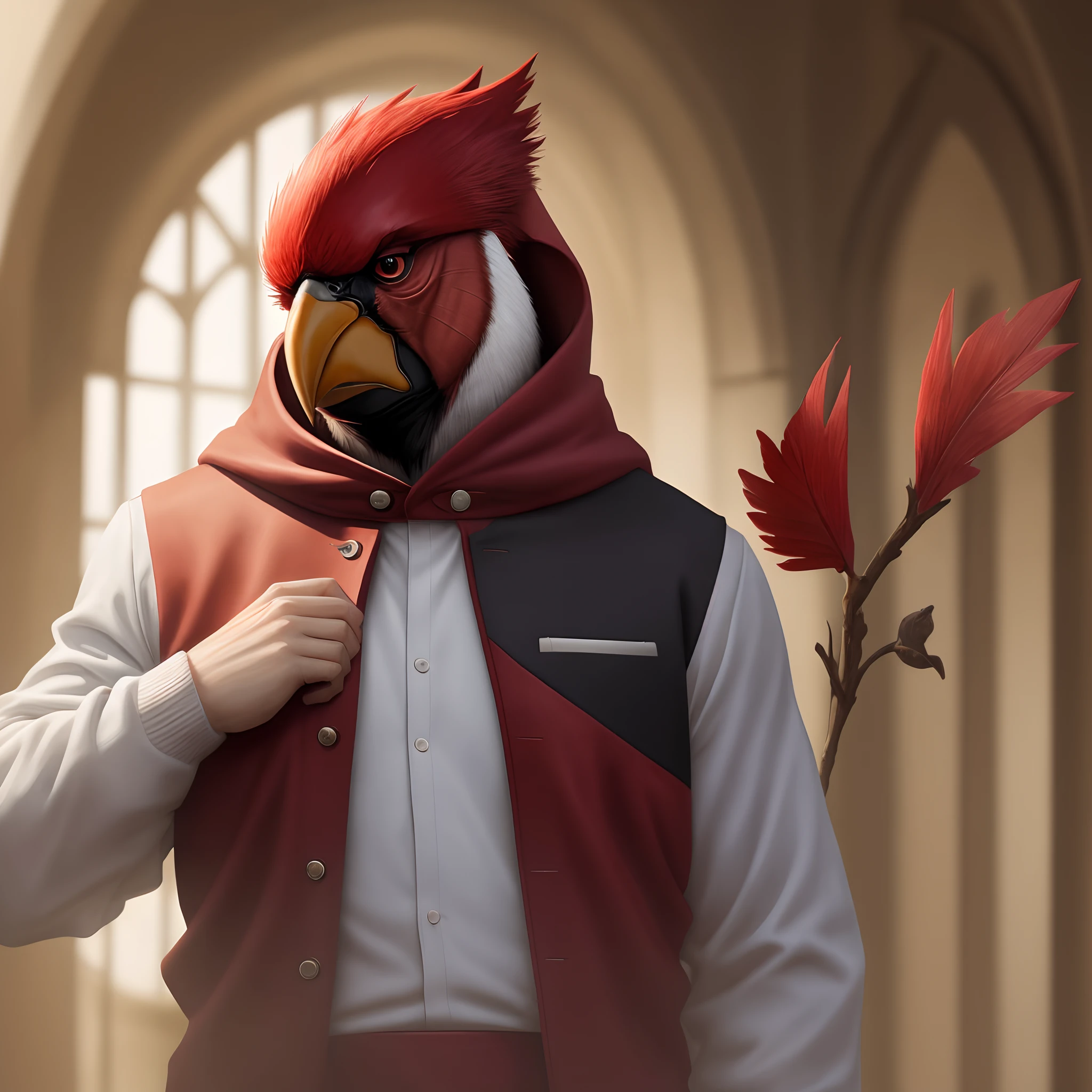 Buff cardinal