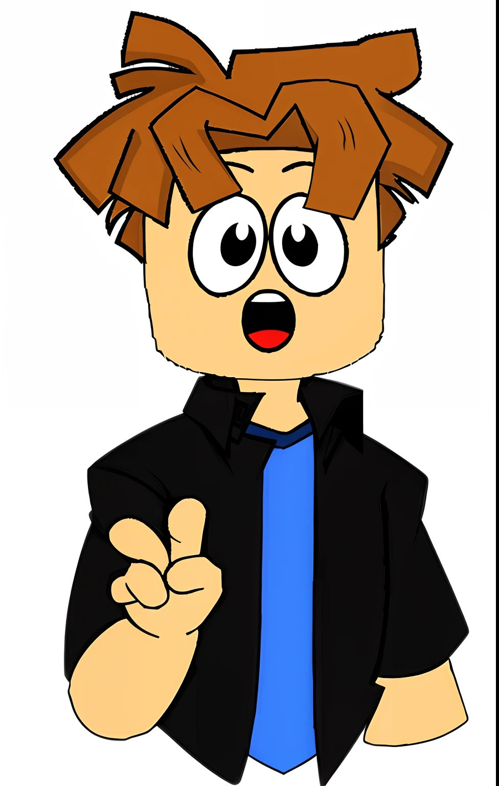 uma imagem de desenho animado de um homem com uma gravata e uma camisa, Arte no estilo de Joshy Sly, avatar roblox, estilo varguyart, arte dos desenhos animados, Vinny de Vinhinha, cel sombreado!!!, [ arte digital ]!!, Caricato e simplista, estilo de desenho animado simples, in cartoon style, toon rendering, estilo de arte desconhecido, 2 d sprite