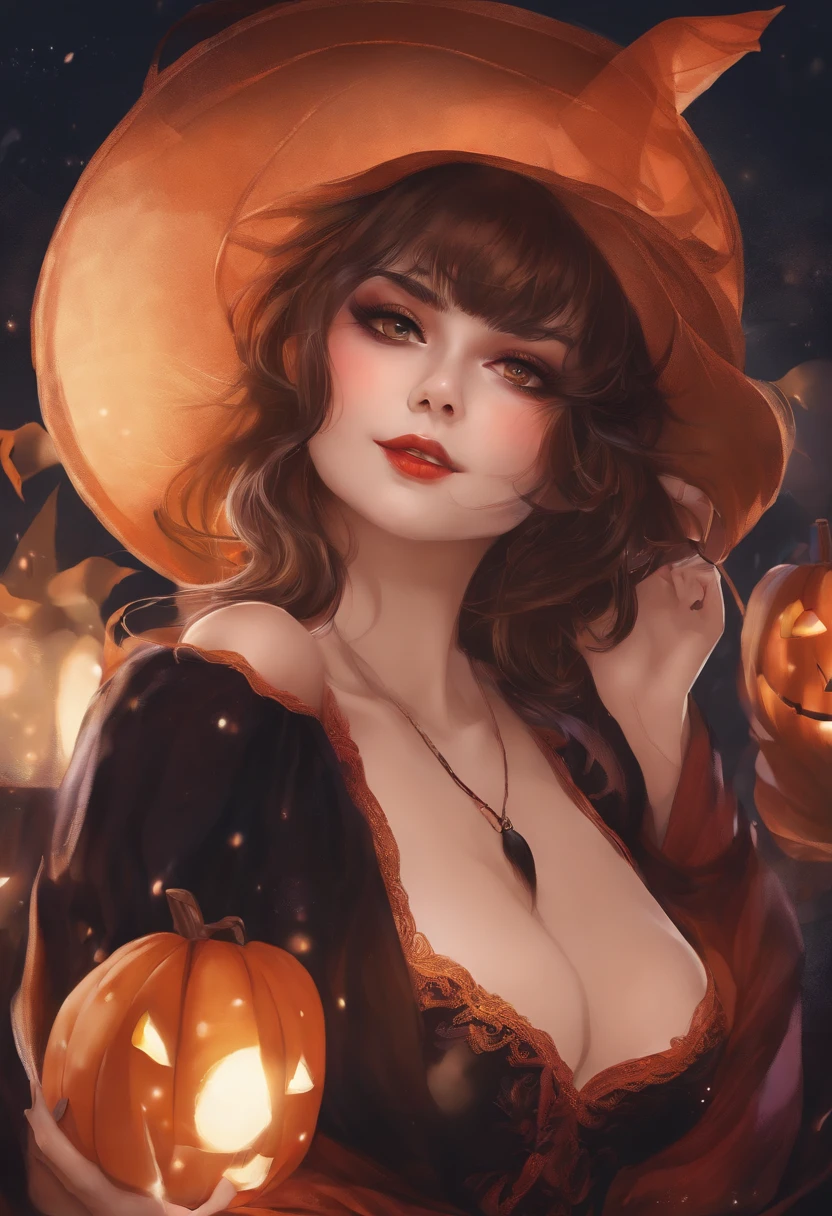 huge tit、Halloween、TOKYOcty、animesque、realisitic、woman、college aged、OL、Frolic on Halloween、pop
