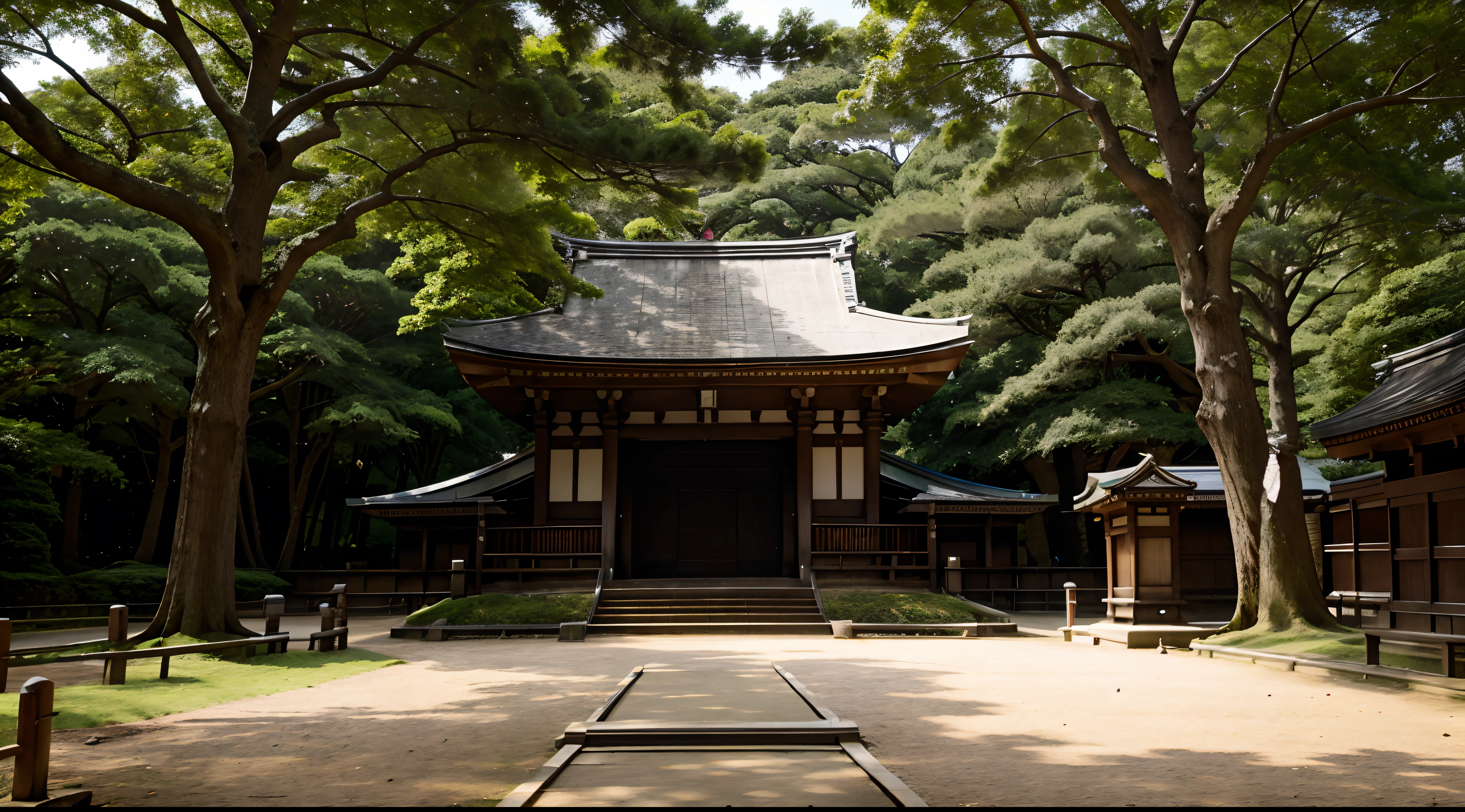 Meiji Shrine, Tokyo, realistic