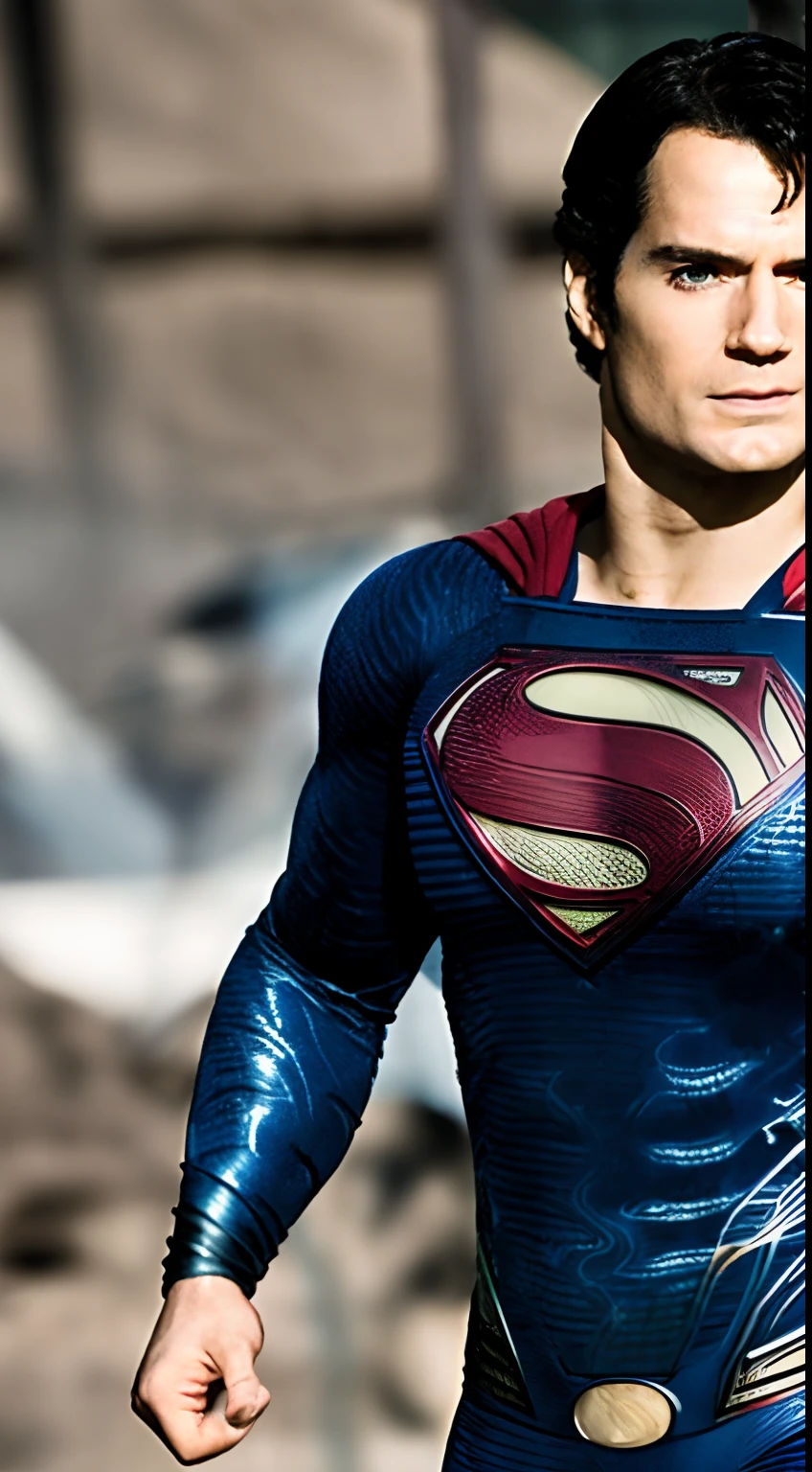 Detailed face, superman, Henry Cavill,